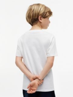 Kids' Tommy Flag Logo T-Shirt — Optic White 4