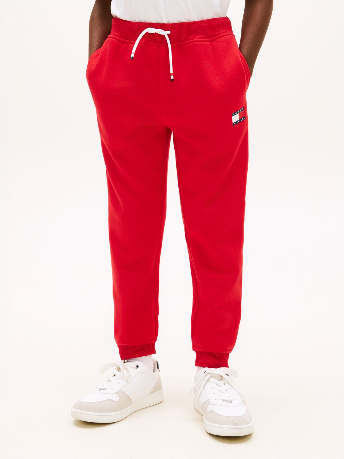 Kids' Badge Logo Sweatpant — Primary Red