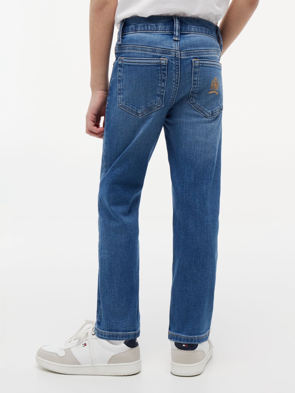 Kids' Straight Jean — Medium Wash