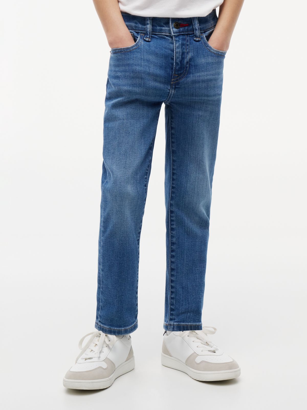 Kids' Straight Jean — Medium Wash