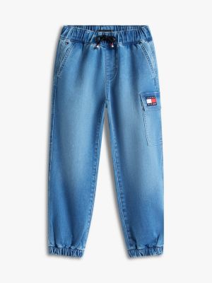 Детские джинсы Tommy Hilfiger Kids' Relaxed Stretch Cargo Jean — фото 5