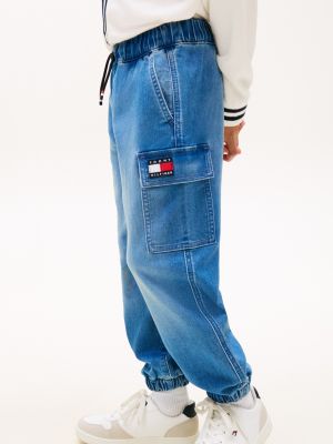 Детские джинсы Tommy Hilfiger Kids' Relaxed Stretch Cargo Jean — фото 3