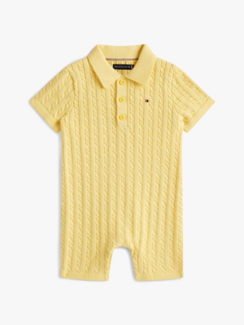 Детские свитеры Tommy Hilfiger Babies' Cable Knit Polo Shortall