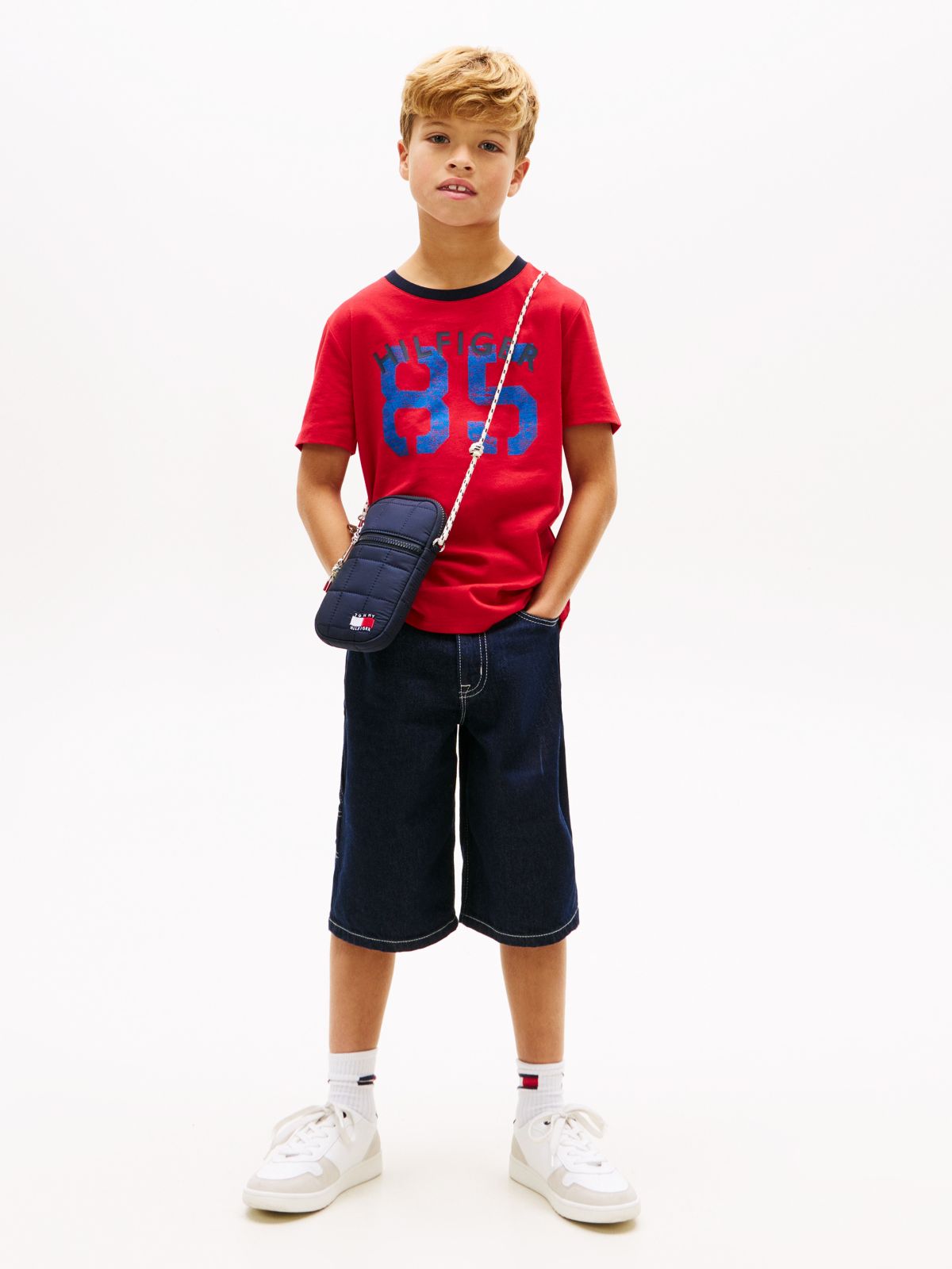Kids' Hilfiger 85 T-Shirt — Primary Red