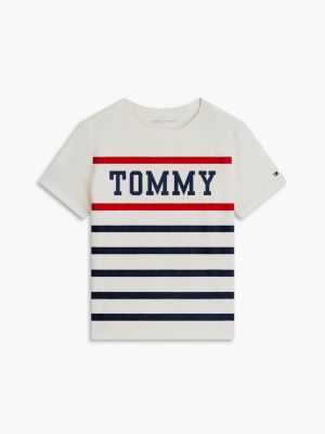 Детские футболки Tommy Hilfiger Kids' Tommy Stripe T-Shirt — фото 5