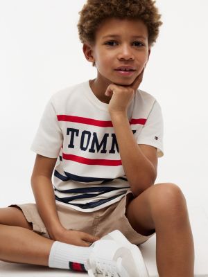 Детские футболки Tommy Hilfiger Kids' Tommy Stripe T-Shirt — фото 3