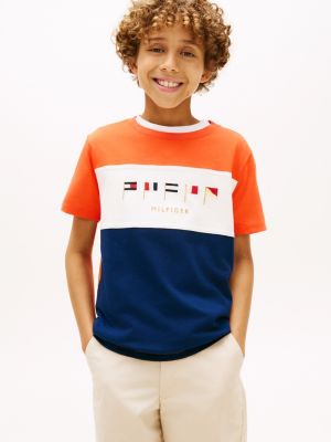 Kids' Multiflag Logo Colorblock T-Shirt from Tommy Hilfiger - $21.90