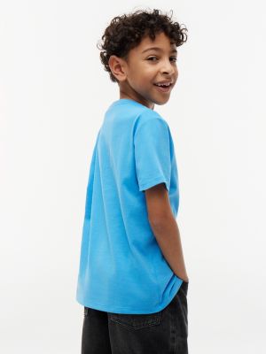 Детские футболки Tommy Hilfiger Kids' Multicolor Monogram T-Shirt — фото 4