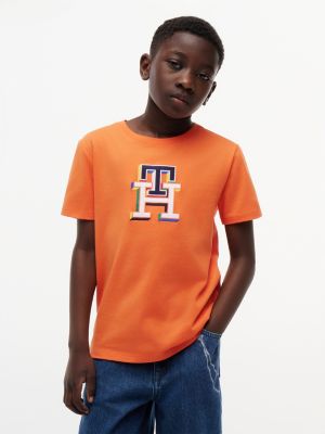 Kids' Multicolor Monogram T-Shirt, Paradise Lily