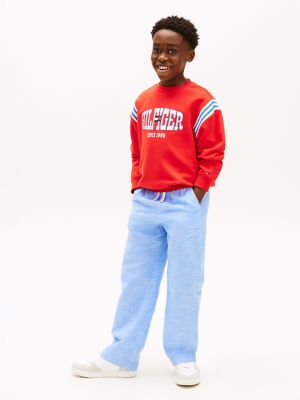 Детские брюки Tommy Hilfiger Kids' Slub Cotton Pull-On Pant — фото 2