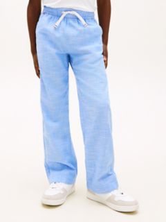 Kids' Slub Cotton Pull-On Pant — Blue Spell 1