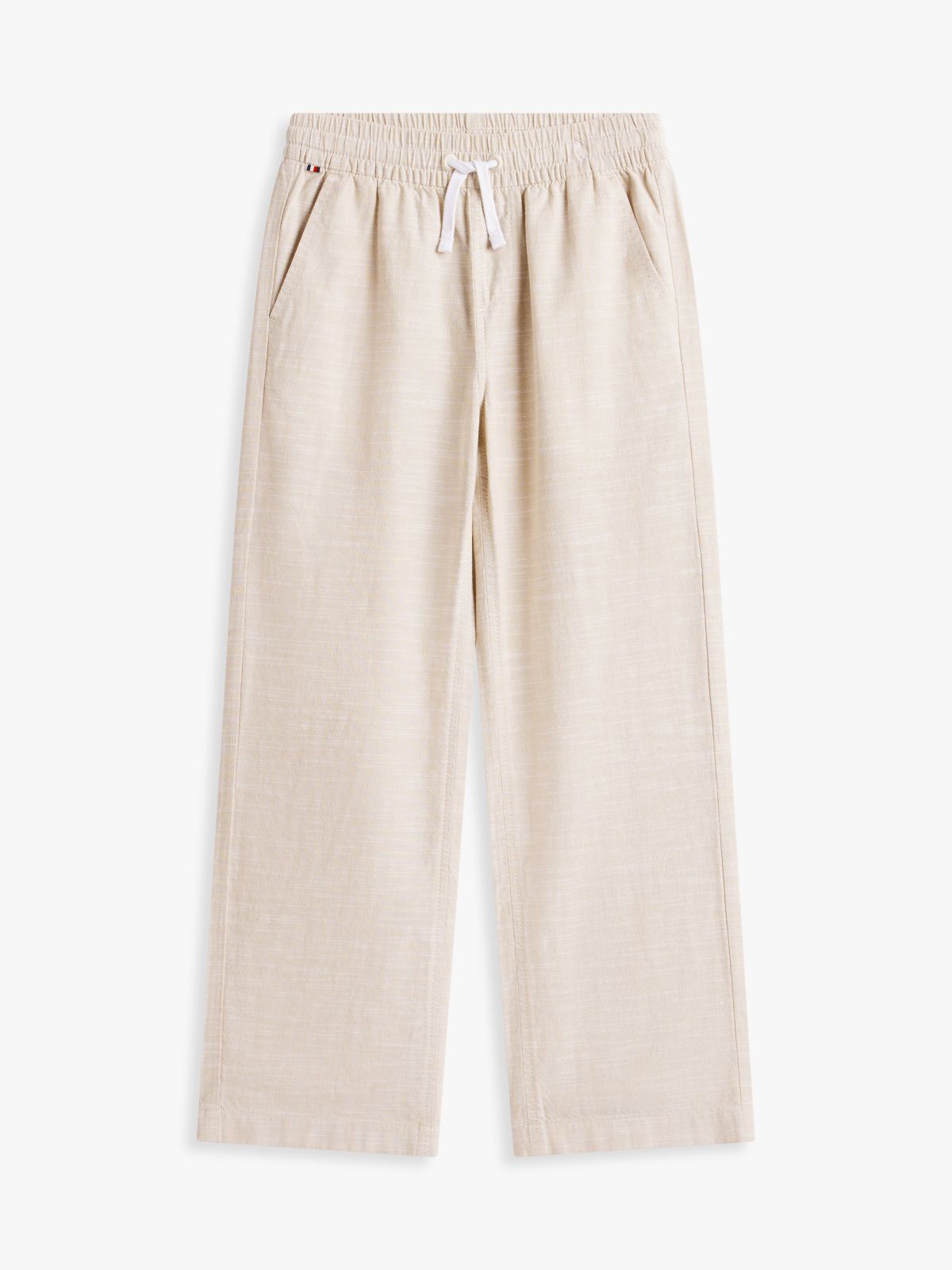 Kids' Slub Cotton Pull-On Pant — Sandalwood