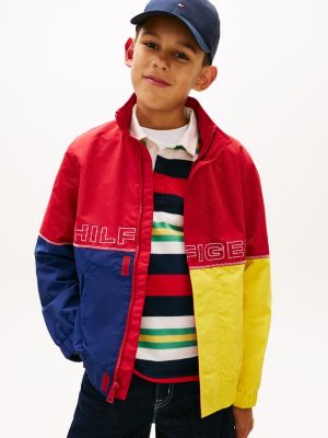 Kids' Colorblock Regatta Jacket, Preppy Navy