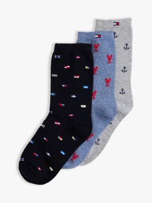 Kids' Nautical Trouser Sock 3-Pack from Tommy Hilfiger - $9.90 (14% off)