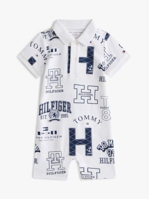 Babies' Allover Logo Coverall