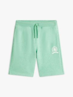 Kids' Crest Logo Short — Lime Green 5