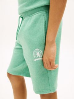 Kids' Crest Logo Short — Lime Green 3