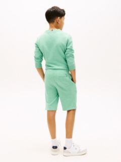 Kids' Crest Logo Short — Lime Green 4