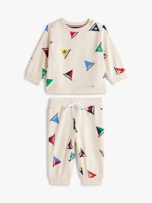 Babies' Sailing Flag Top & Pant Set, Calico