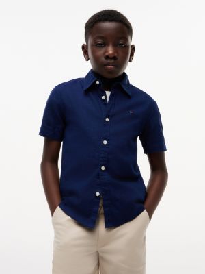 Kids' Linen-Cotton Blend Shirt from Tommy Hilfiger - $29.70