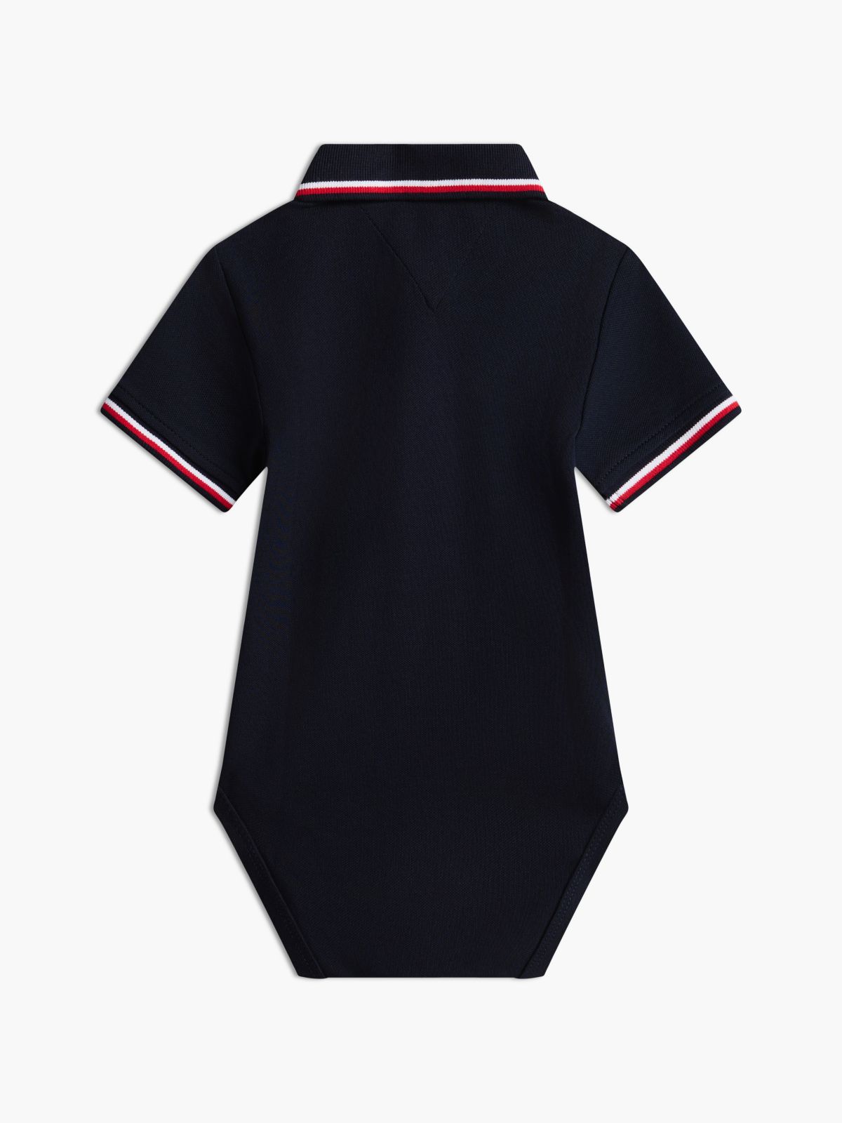 Babies' Tommy Wicking Polo Onesie — Navy Blue
