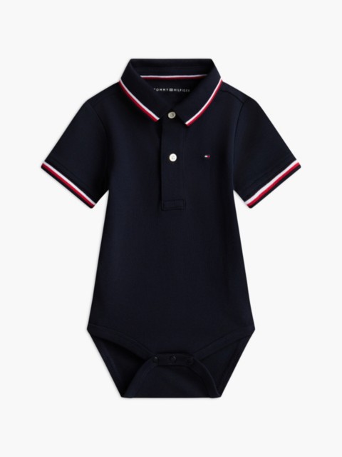 Детские топы Tommy Hilfiger Babies' Tommy Wicking Polo Onesie