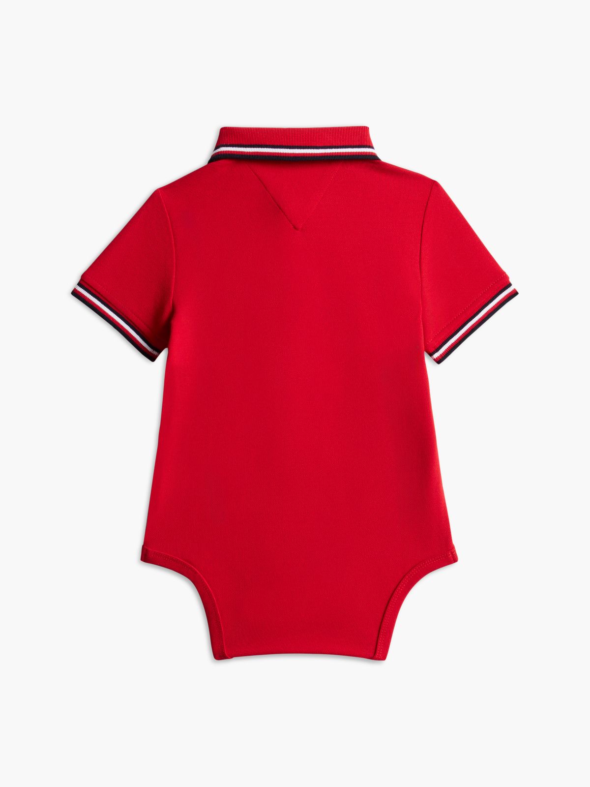 Babies' Tommy Wicking Polo Onesie — Red