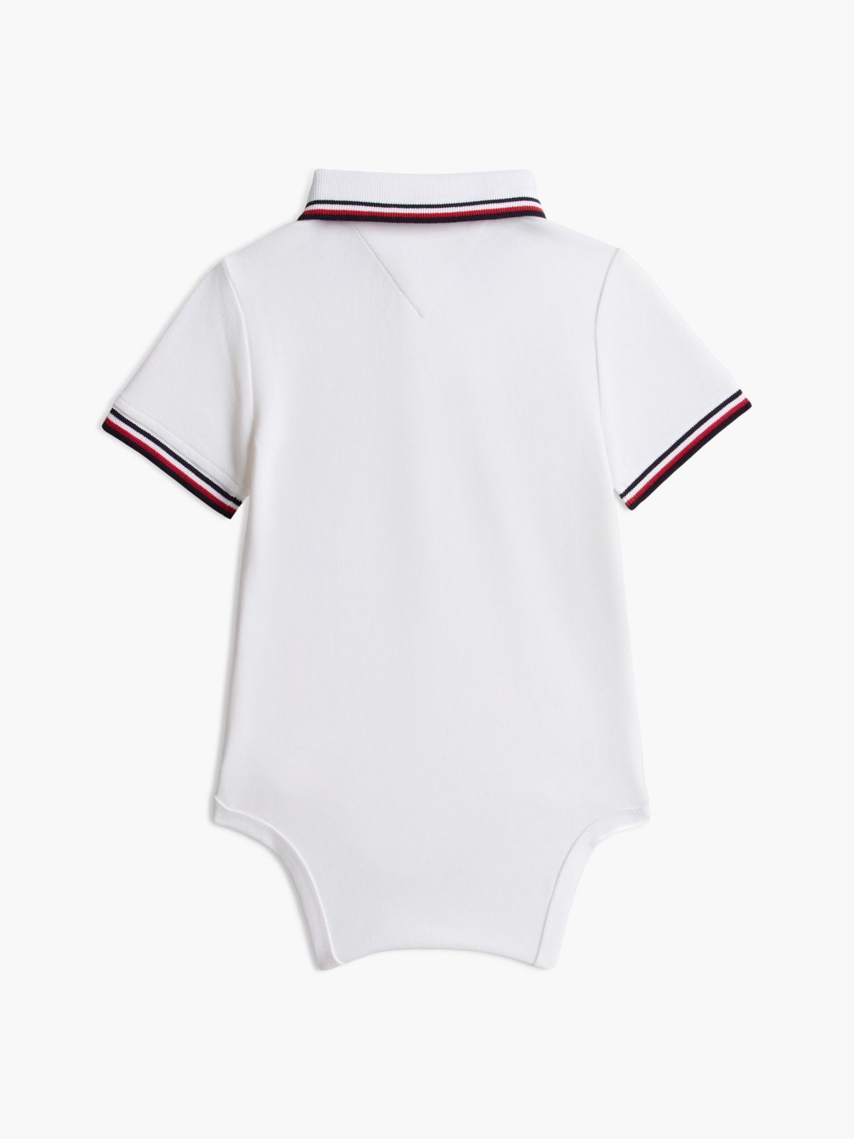 Babies' Tommy Wicking Polo Onesie — White