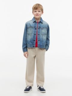 Kids' Hilfiger Flag Denim Jacket — Med Wash 2