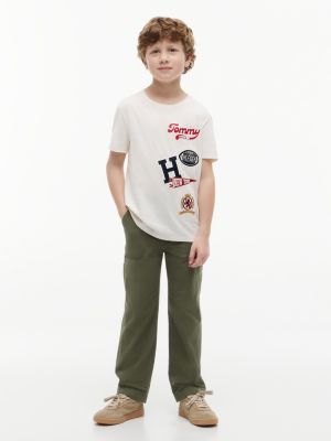 Детские футболки Tommy Hilfiger Kids' Mixed Varsity Badge T-Shirt — фото 2
