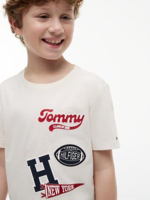 Детские футболки Tommy Hilfiger Kids' Mixed Varsity Badge T-Shirt — фото 3