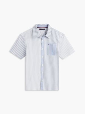 Детские рубашки Tommy Hilfiger Kids' Mixed Stripe Shirt — фото 5