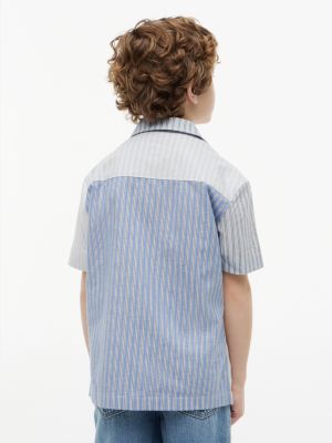 Детские рубашки Tommy Hilfiger Kids' Mixed Stripe Shirt — фото 4
