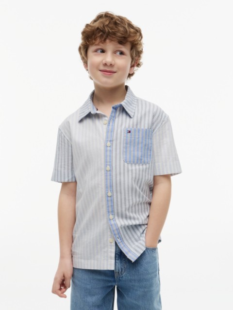 Детские рубашки Tommy Hilfiger Kids' Mixed Stripe Shirt