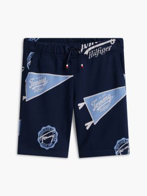 Tommy Hilfiger Kids' Allover Tommy Logo Sweatshort — фото 5