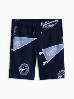 Kids' Allover Tommy Logo Sweatshort — Dark Night Navy 5