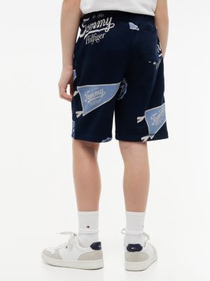 Tommy Hilfiger Kids' Allover Tommy Logo Sweatshort — фото 4