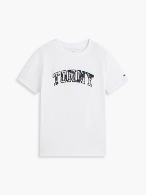 Детские футболки Tommy Hilfiger Kids' Floral Tommy Logo T-Shirt — фото 5