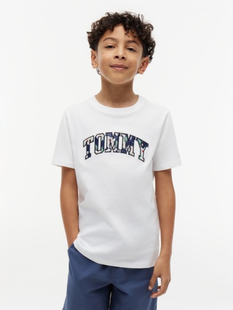Детские футболки Tommy Hilfiger Kids' Floral Tommy Logo T-Shirt