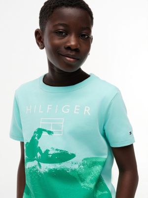 Детские футболки Tommy Hilfiger Kids' Surf Logo T-Shirt — фото 3