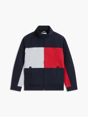 Детская куртка Tommy Hilfiger Hilfiger Flag Regatta, цвет: Тёмно-синий — фото 6