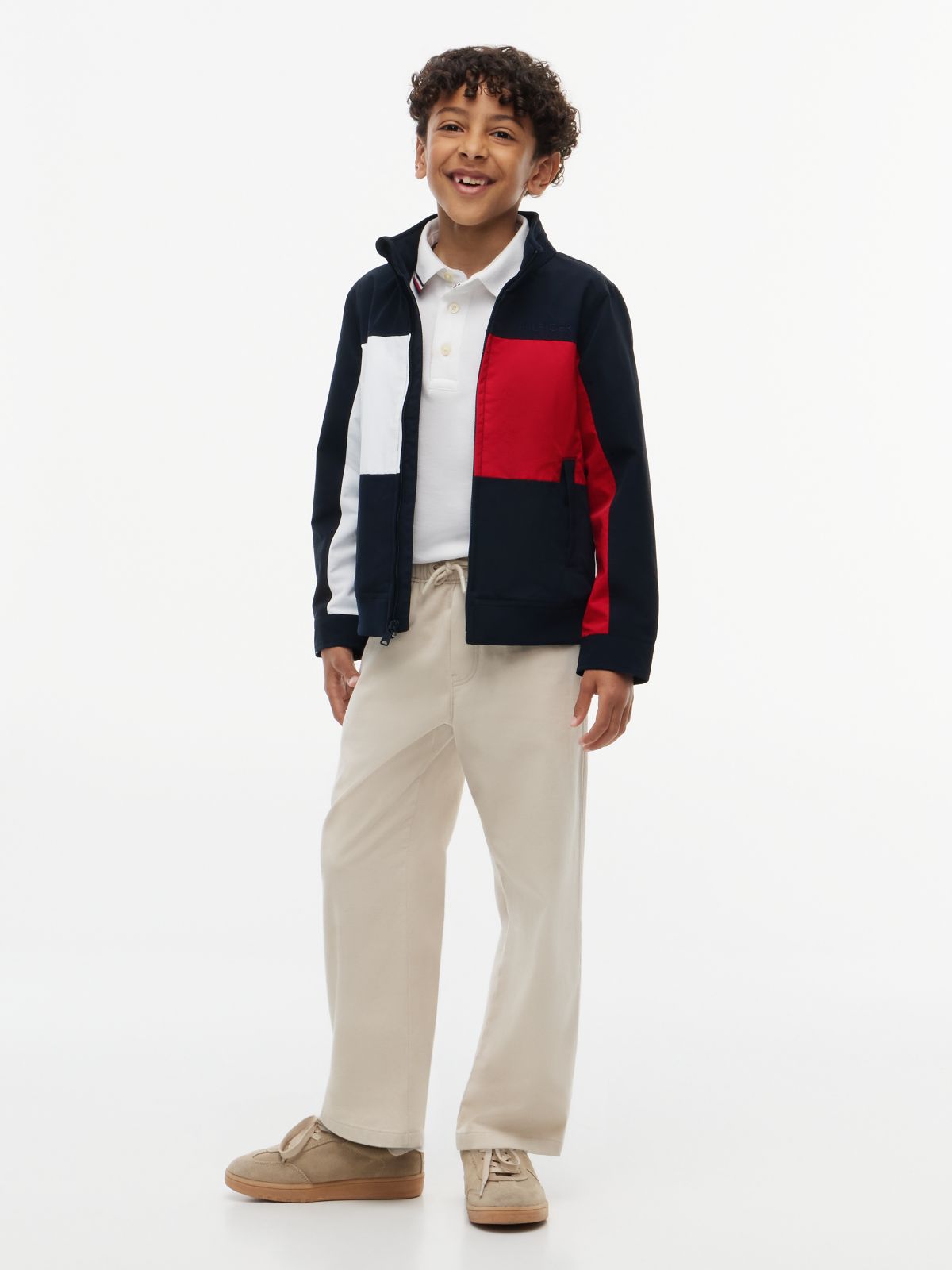 Kids' Hilfiger Flag Regatta Jacket — Navy Blue