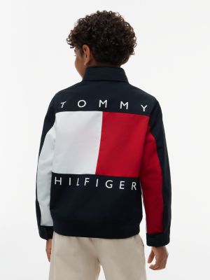 Детская куртка Tommy Hilfiger Hilfiger Flag Regatta, цвет: Тёмно-синий — фото 5