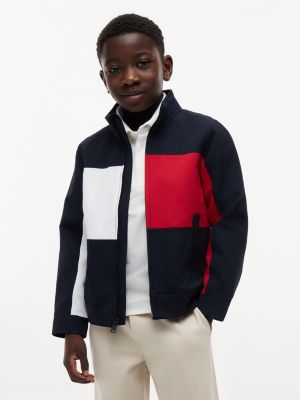 Kids' Hilfiger Flag Regatta Jacket, Navy Blue