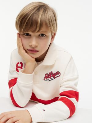 Детские худи Tommy Hilfiger Kids' 85 Logo Polo Sweatshirt — фото 3