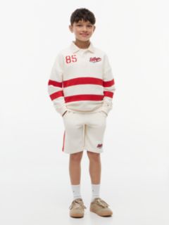 Kids' Hilfiger Colorblock Sweatshort — Deep Crimson 2