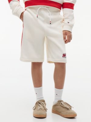 Kids' Hilfiger Colorblock Sweatshort, Deep Crimson