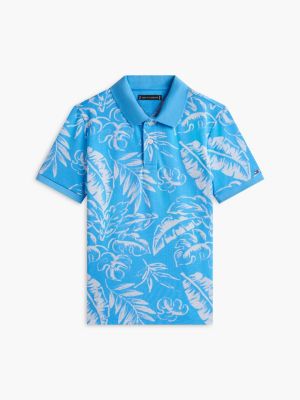 Детские свитеры Tommy Hilfiger Kids' Tropical Print Stretch Polo — фото 5