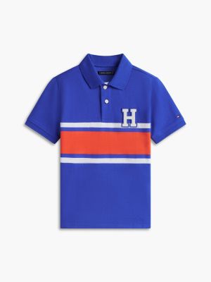 Детские топы Tommy Hilfiger Kids' H Logo Colorblock Stretch Polo — фото 5