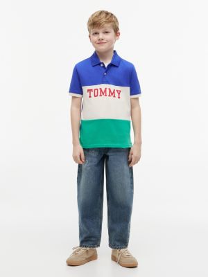 Детские топы Tommy Hilfiger Kids' Tommy Colorblock Stretch Polo — фото 2